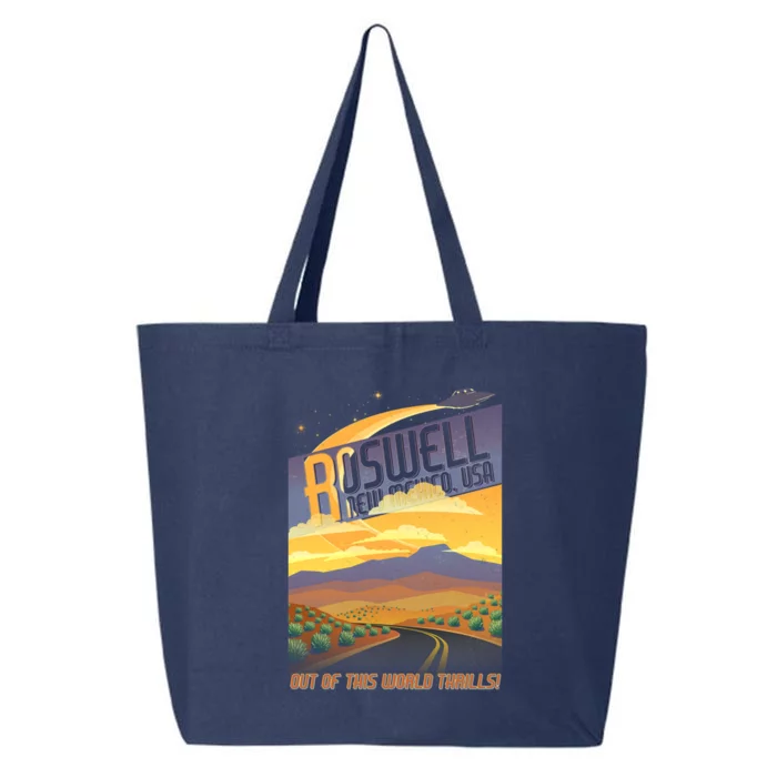 Roswell New Mexico Travel Poster 25L Jumbo Tote