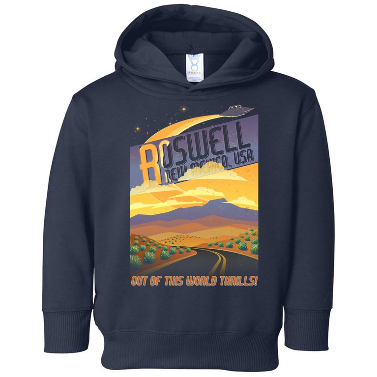 Roswell New Mexico Travel Poster Toddler Hoodie