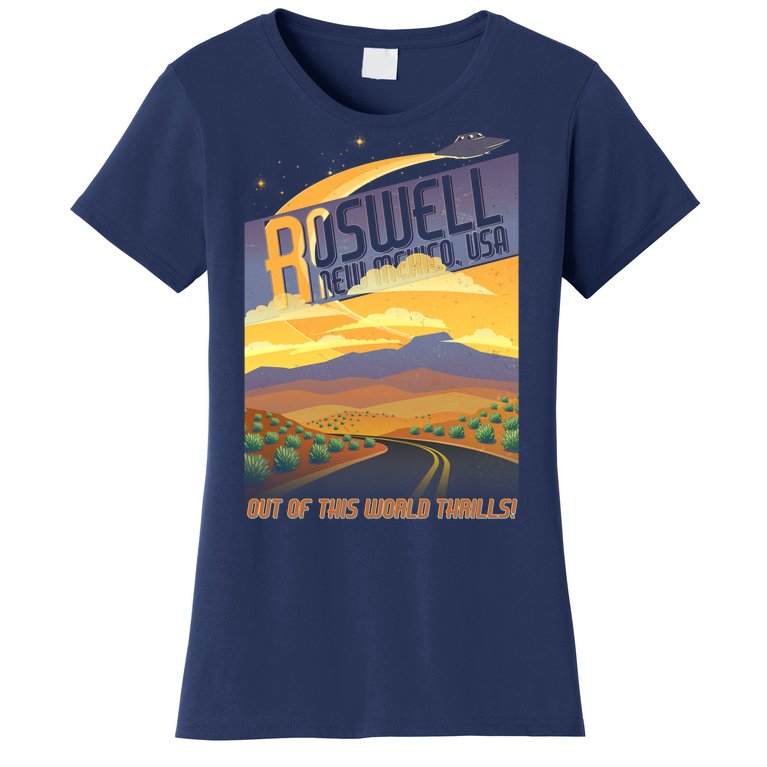 Roswell New Mexico Travel Poster Women's T-Shirt