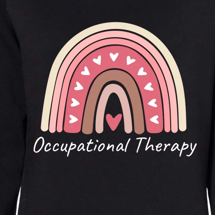 Rainbow Occupational Therapy Gift Cute Pink Boho Chic Ot Gift Womens California Wash Sweatshirt