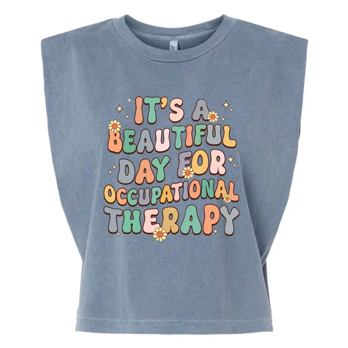 Retro Occupational Therapy Garment-Dyed Women's Muscle Tee