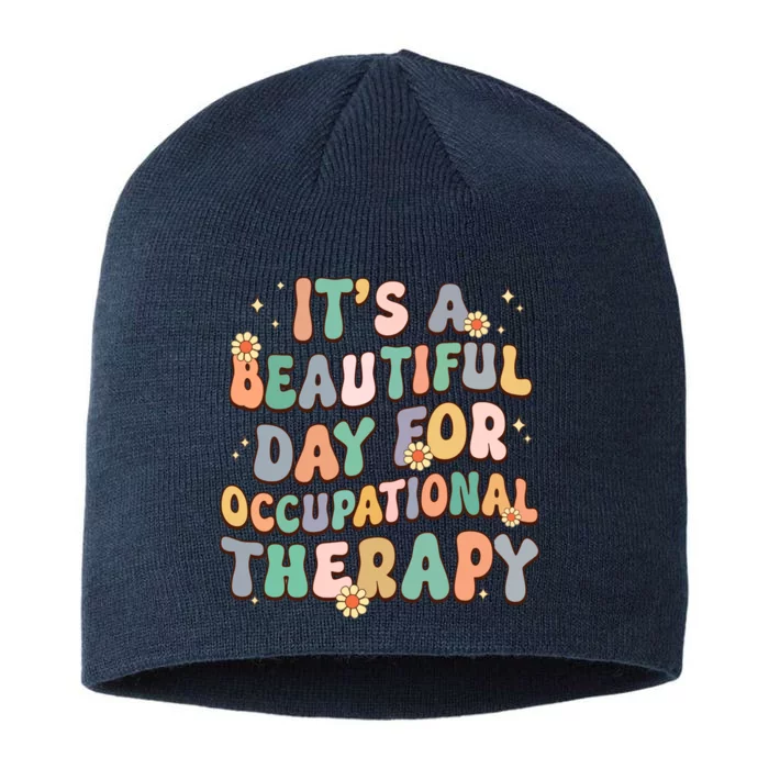 Retro Occupational Therapy 8 1/2in Sustainable Knit Beanie