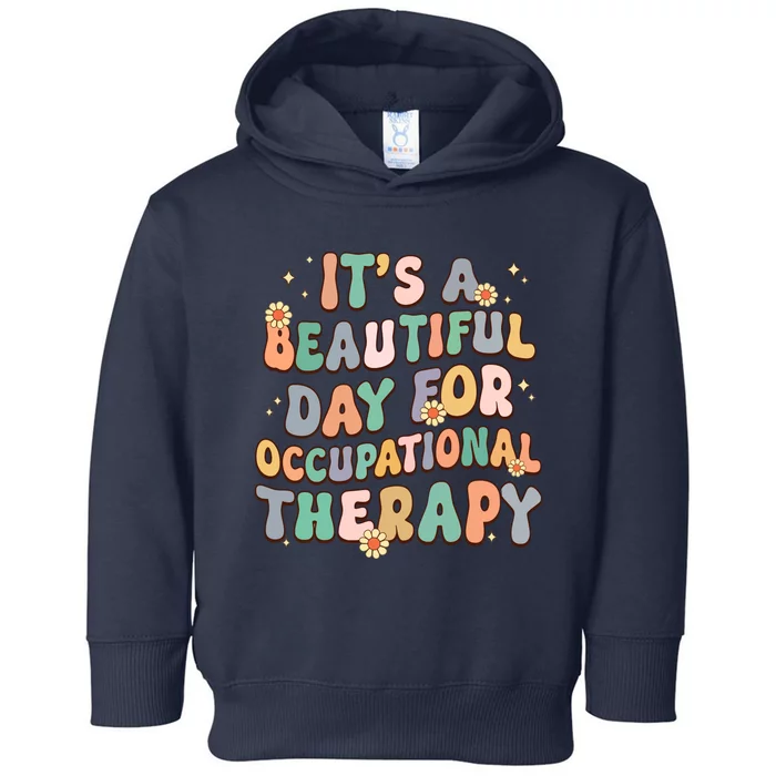 Retro Occupational Therapy Toddler Hoodie