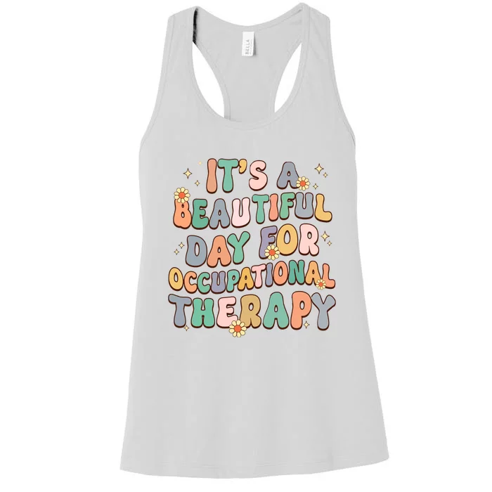 Retro Occupational Therapy Women's Racerback Tank