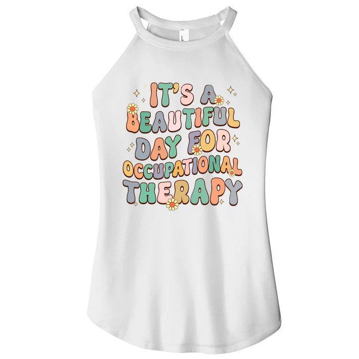 Retro Occupational Therapy Women’s Perfect Tri Rocker Tank