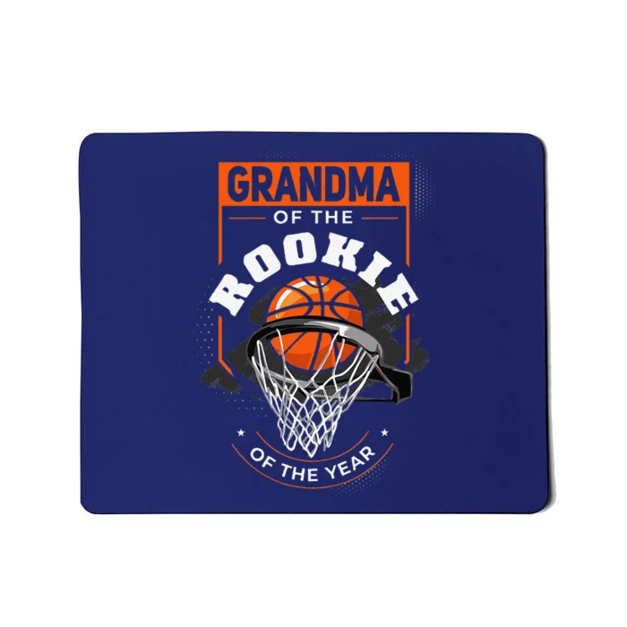 Rookie Of The Year Basketball Grandma Of The Rookie Mousepad