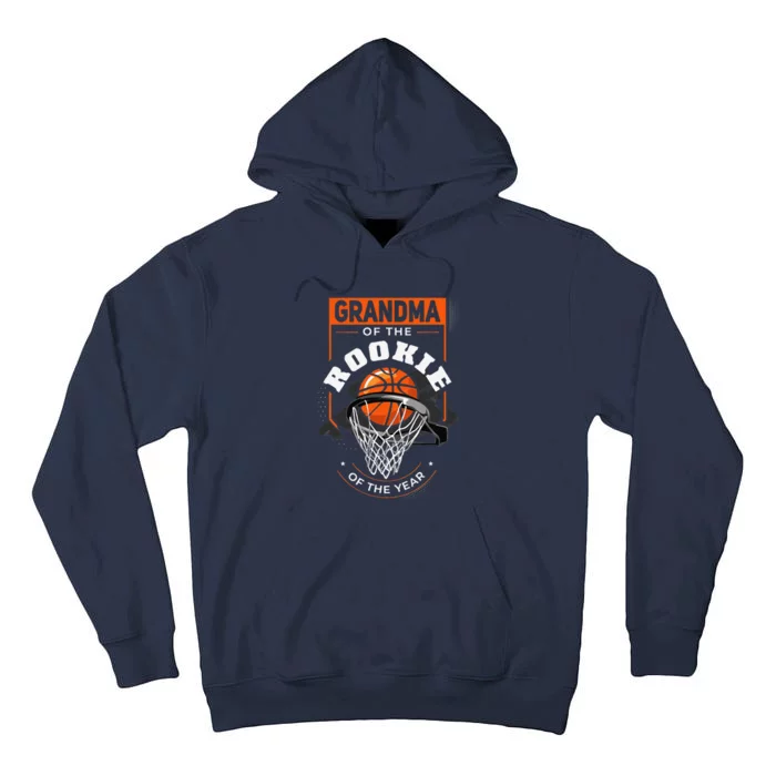 Rookie Of The Year Basketball Grandma Of The Rookie Tall Hoodie