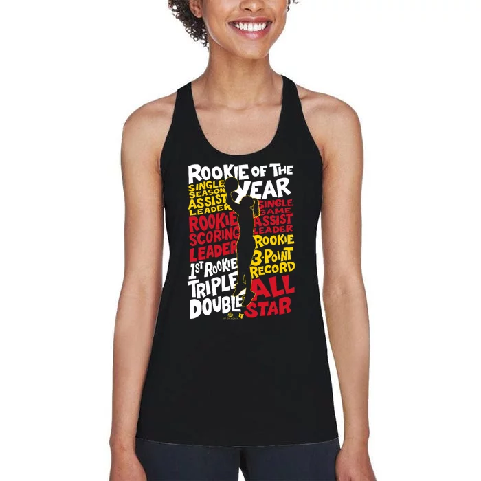 Rookie Of The Year Things Indiana Basketball Women's Racerback Tank