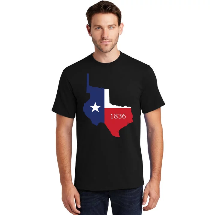 Republic Of Texas 1836 Lone Star State Tall T-Shirt