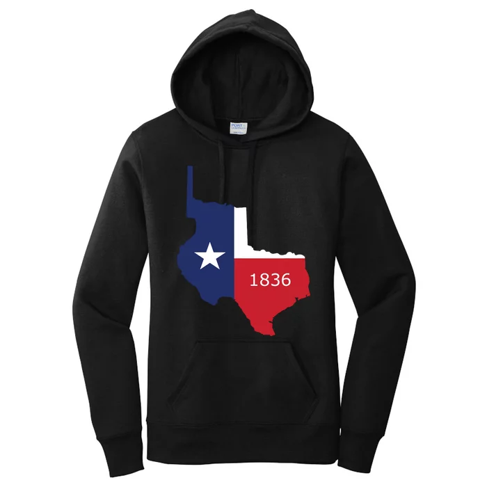 Republic Of Texas 1836 Lone Star State Women's Pullover Hoodie