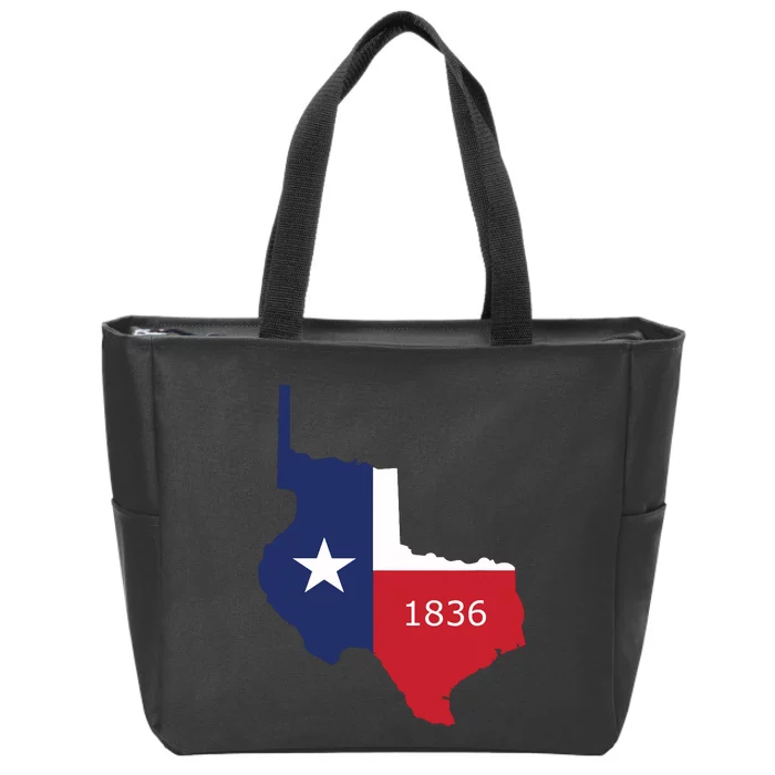 Republic Of Texas 1836 Lone Star State Zip Tote Bag