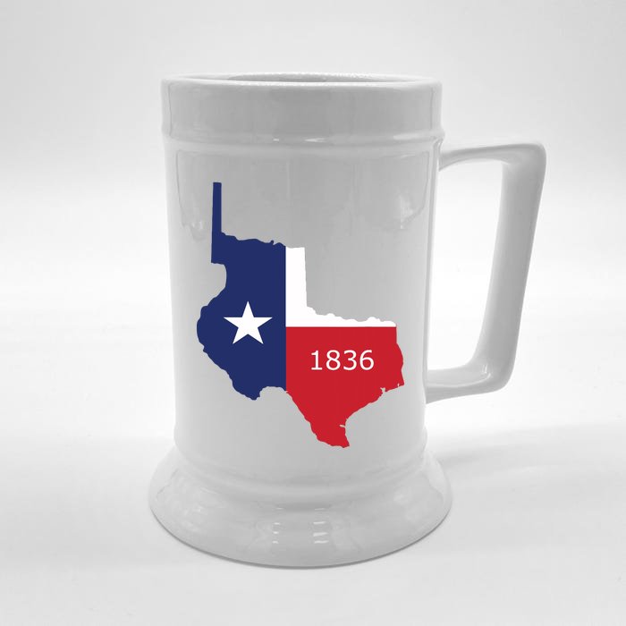 Republic Of Texas 1836 Lone Star State Front & Back Beer Stein