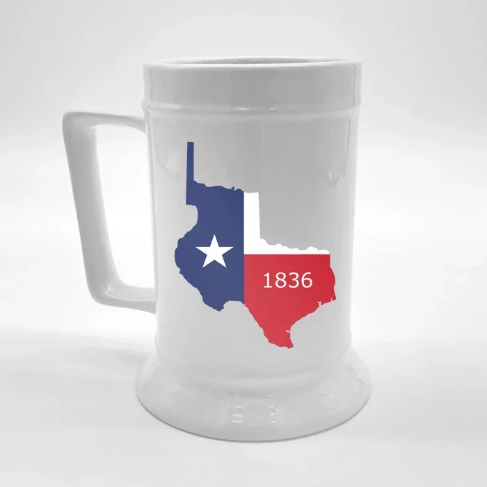 Republic Of Texas 1836 Lone Star State Front & Back Beer Stein