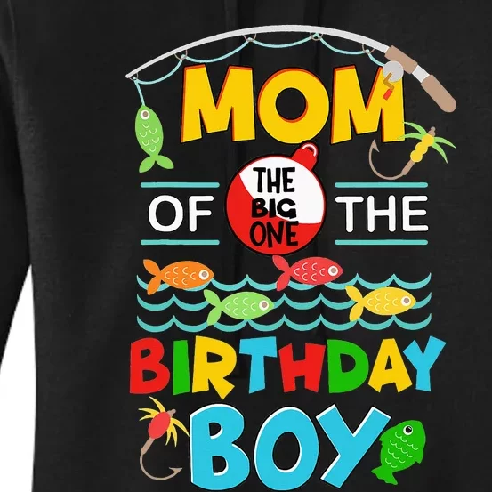 Retro Ofishally The Best mom Fishing Father Fisherman mom Women's Pullover Hoodie