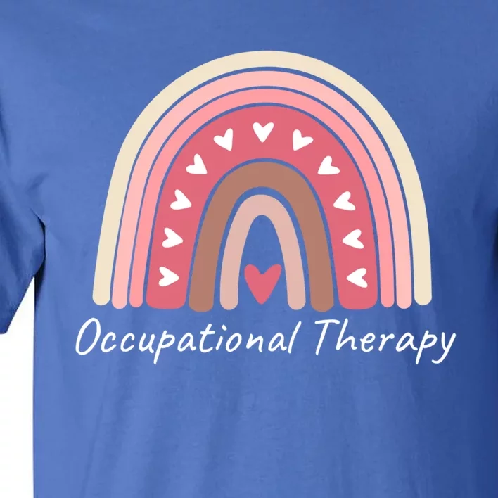 Rainbow Occupational Therapy Gift Cute Pink Boho Chic Ot Great Gift Tall T-Shirt