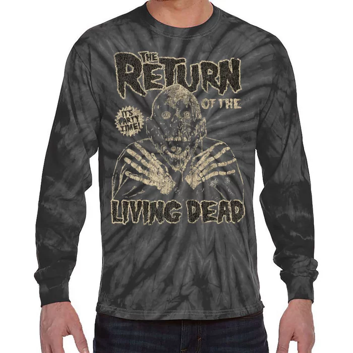 Return Of The Living Dead Move Horror Fans Tie-Dye Long Sleeve Shirt