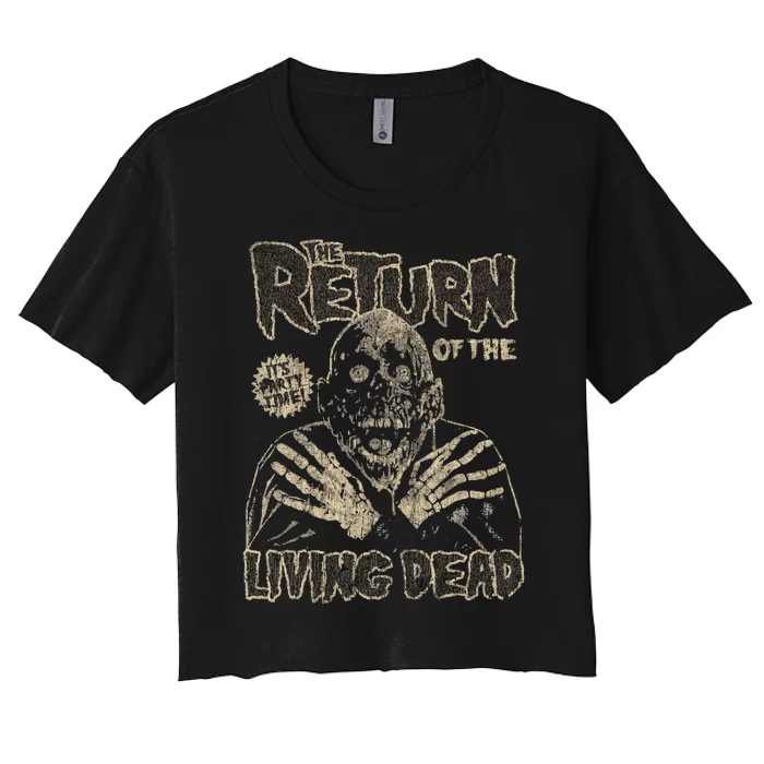 Return Of The Living Dead Move Horror Fans Women's Crop Top Tee