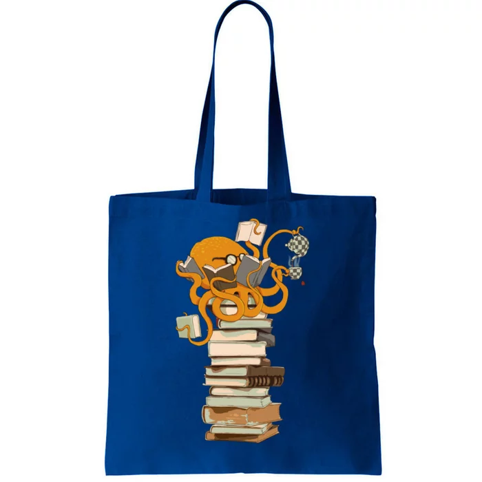 Reading Octopus Tea Coffee And Books Gift Tote Bag