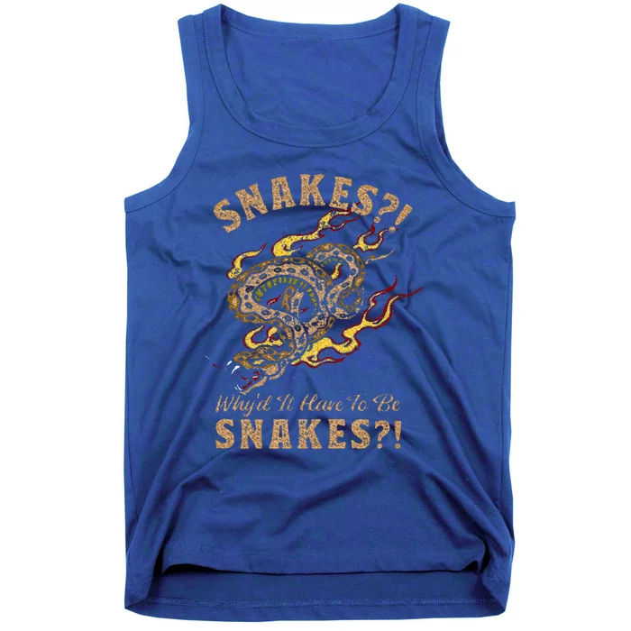 Raiders Of The Lost Ark Why Snakes Tank Top