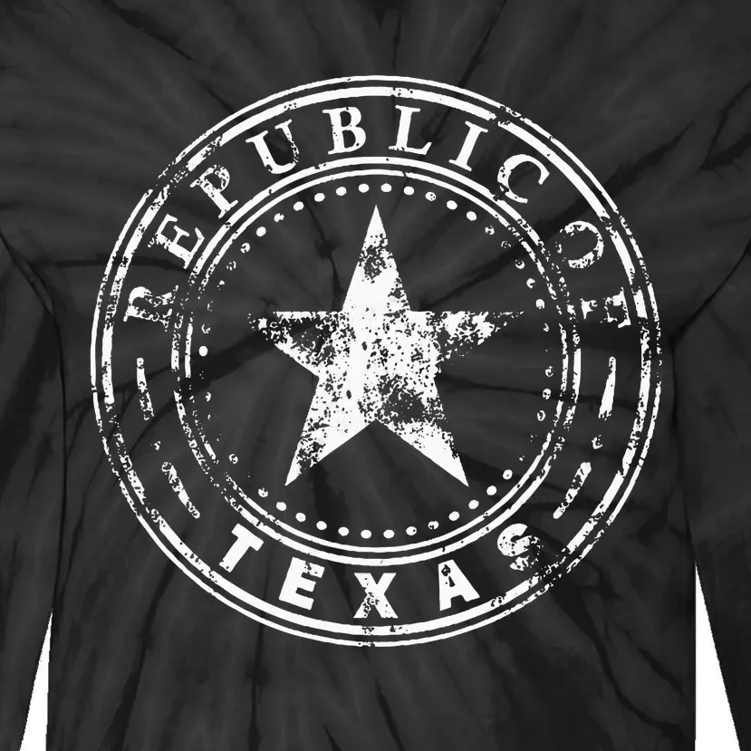 Republic Of Texas Tie-Dye Long Sleeve Shirt