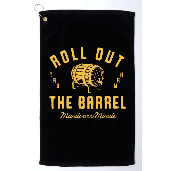 Roll Out The Barrel Manitowoc Minute Platinum Collection Golf Towel