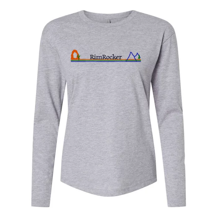 Rimrocker Offroad Trail Womens Cotton Relaxed Long Sleeve T-Shirt