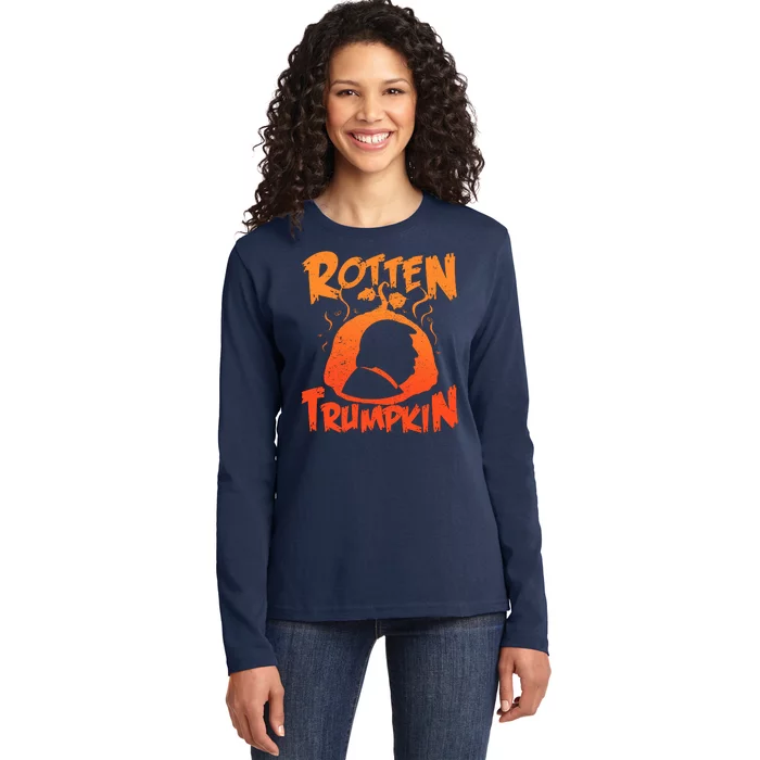 Rotten Trumpkin Ladies Long Sleeve Shirt