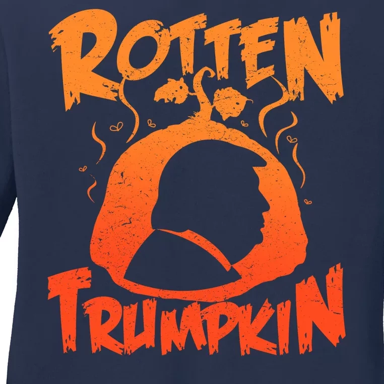 Rotten Trumpkin Ladies Long Sleeve Shirt