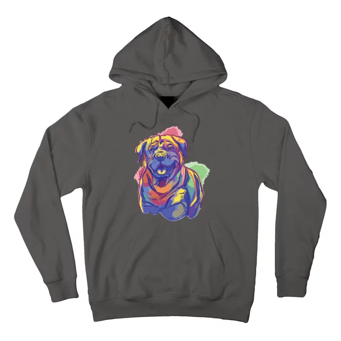 Rottweiler Colorful Dog Hoodie