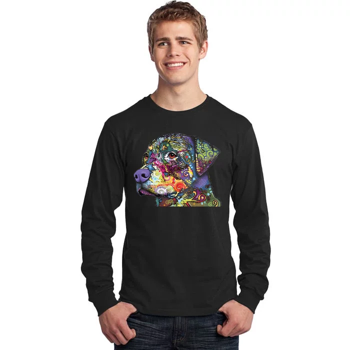 Rottweiler Dog Dean Russo Tall Long Sleeve T-Shirt