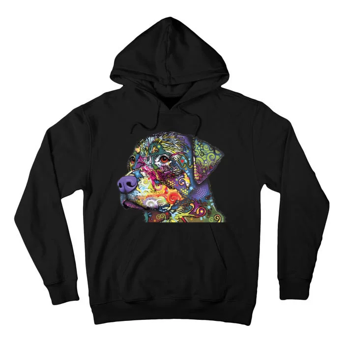 Rottweiler Dog Dean Russo Tall Hoodie