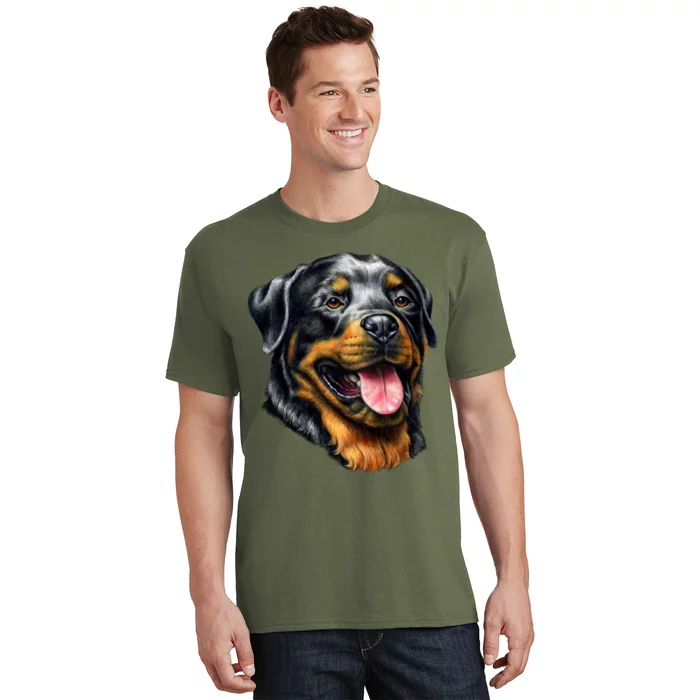 Rottweiler Face T-Shirt | TeeShirtPalace