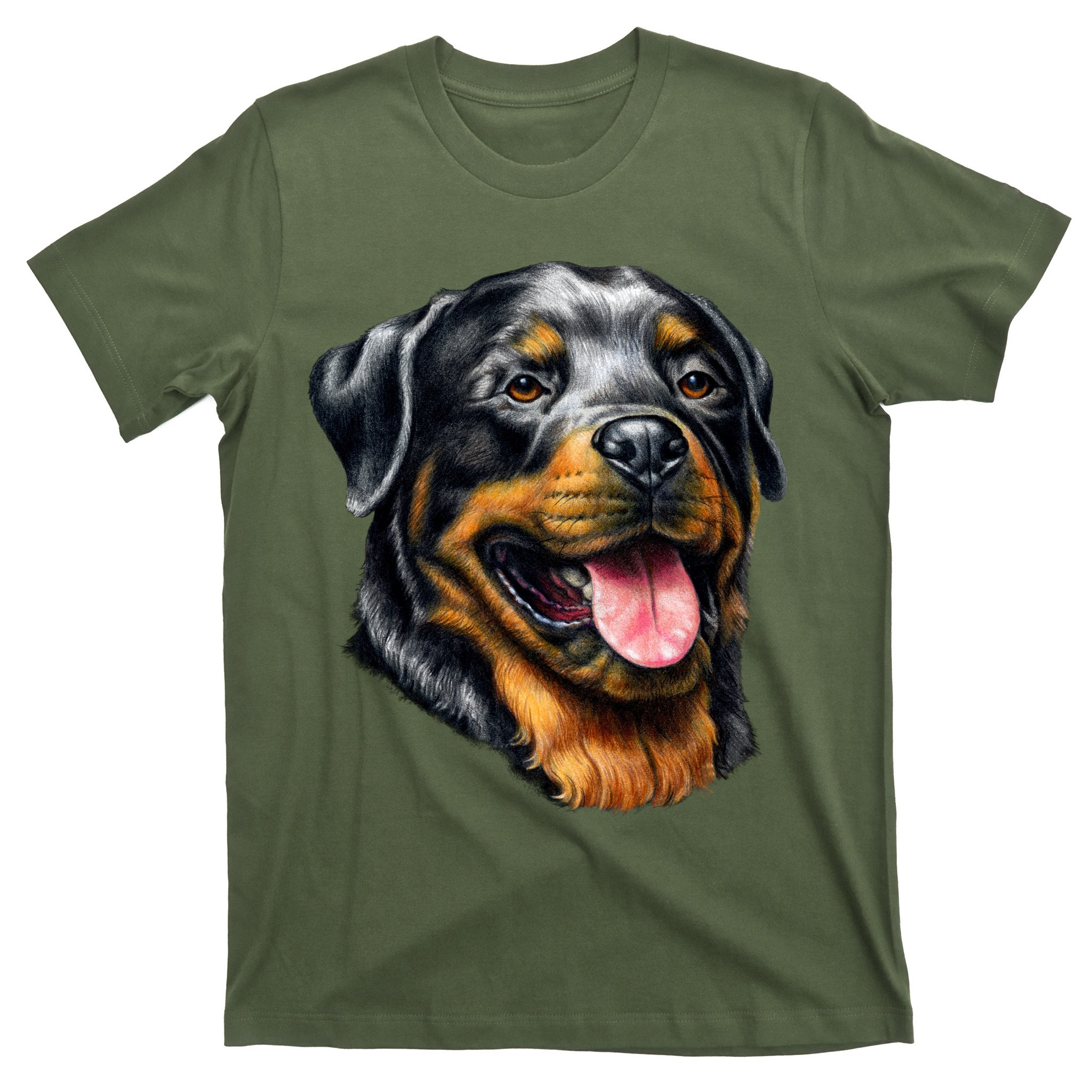 Rottweiler Face T-Shirt | TeeShirtPalace