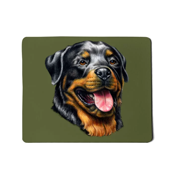 Rottweiler Face Mousepad