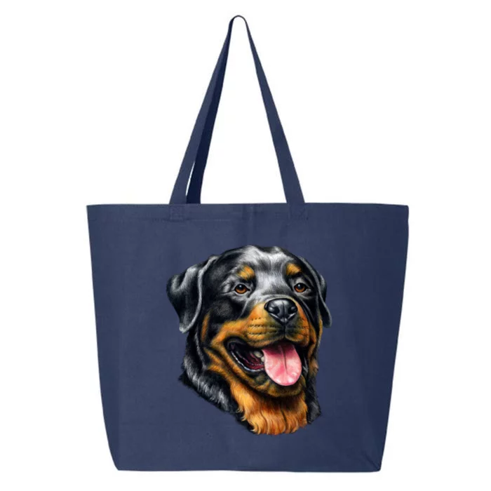 Rottweiler Face 25L Jumbo Tote