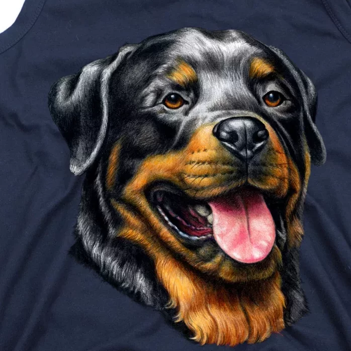 Rottweiler Face Tank Top