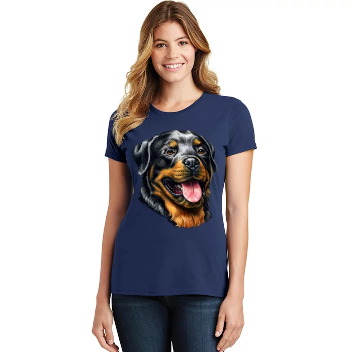 Rottweiler Face Women's T-Shirt