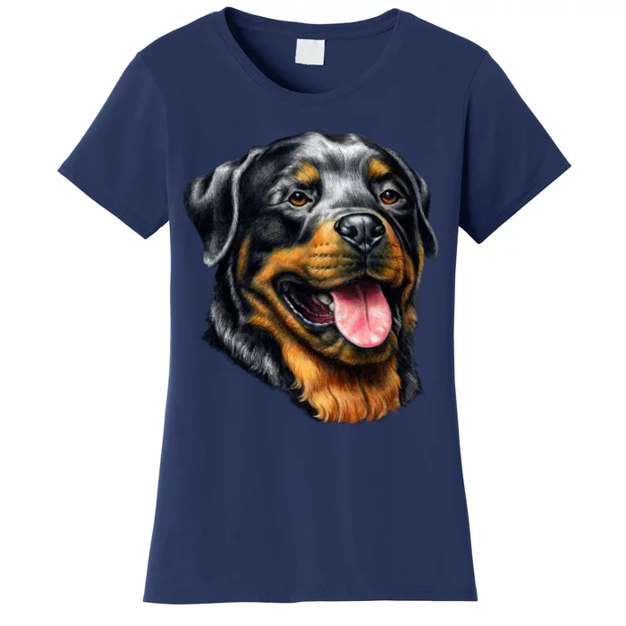 Rottweiler Face Women's T-Shirt