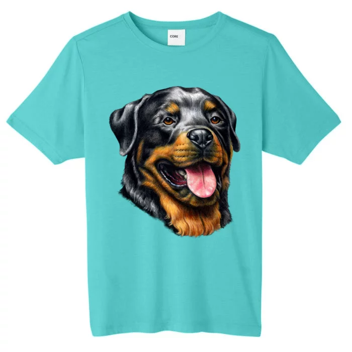 Rottweiler Face ChromaSoft Performance T-Shirt