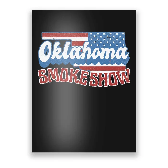 Retro Oklahoma Usa Flag Oklahoma Concert Poster