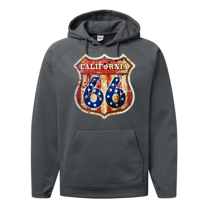 Route 66 California Performance Fleece Hoodie