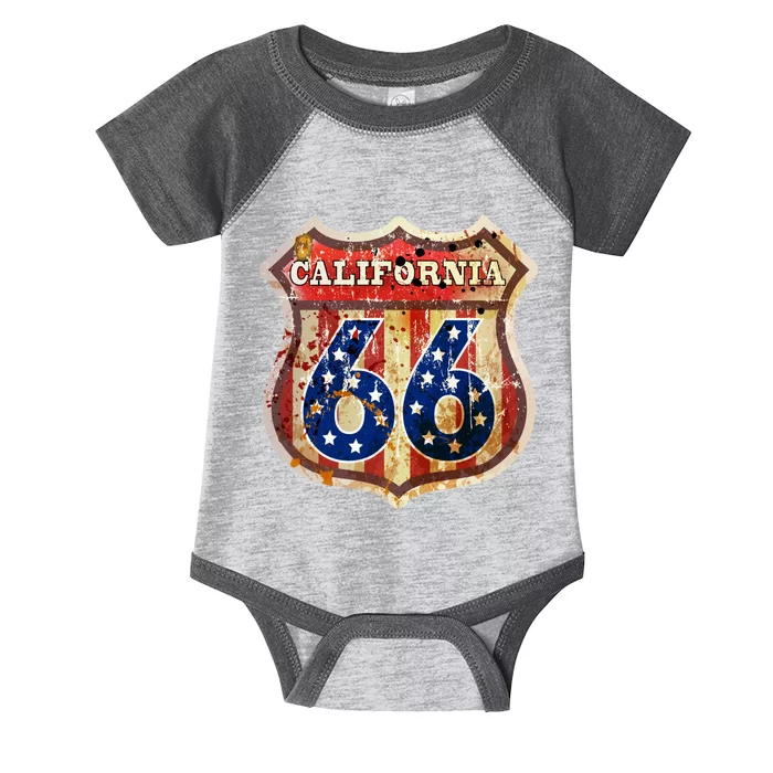 Route 66 California Infant Baby Jersey Bodysuit