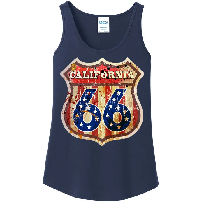 Route 66 California Ladies Essential Tank