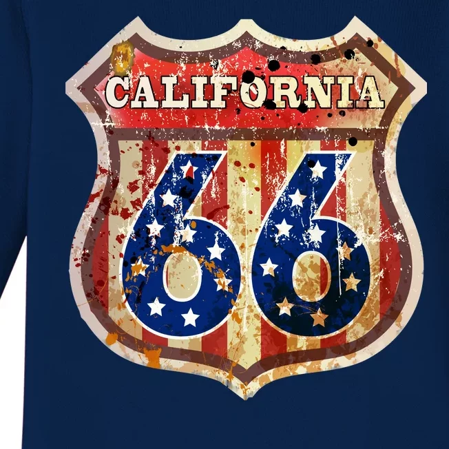 Route 66 California Baby Long Sleeve Bodysuit