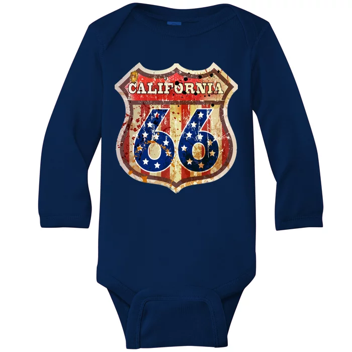 Route 66 California Baby Long Sleeve Bodysuit