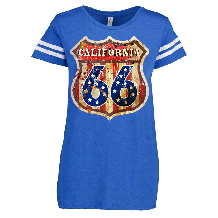 Route 66 California Enza Ladies Jersey Football T-Shirt