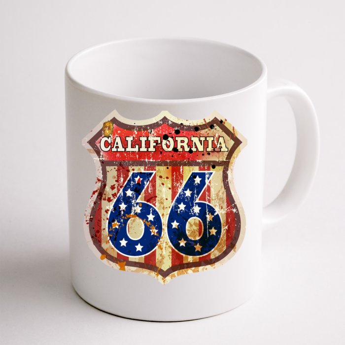 Route 66 California Front & Back Coffee Mug