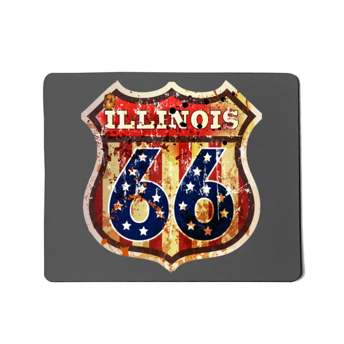 Route 66 Illinois Mousepad