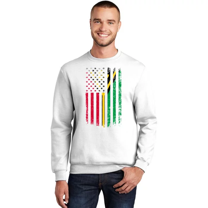 Republic Of Vanuatu Roots Nivanuatu American Flag Roots Sweatshirt