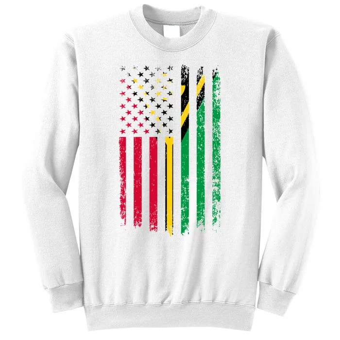 Republic Of Vanuatu Roots Nivanuatu American Flag Roots Sweatshirt